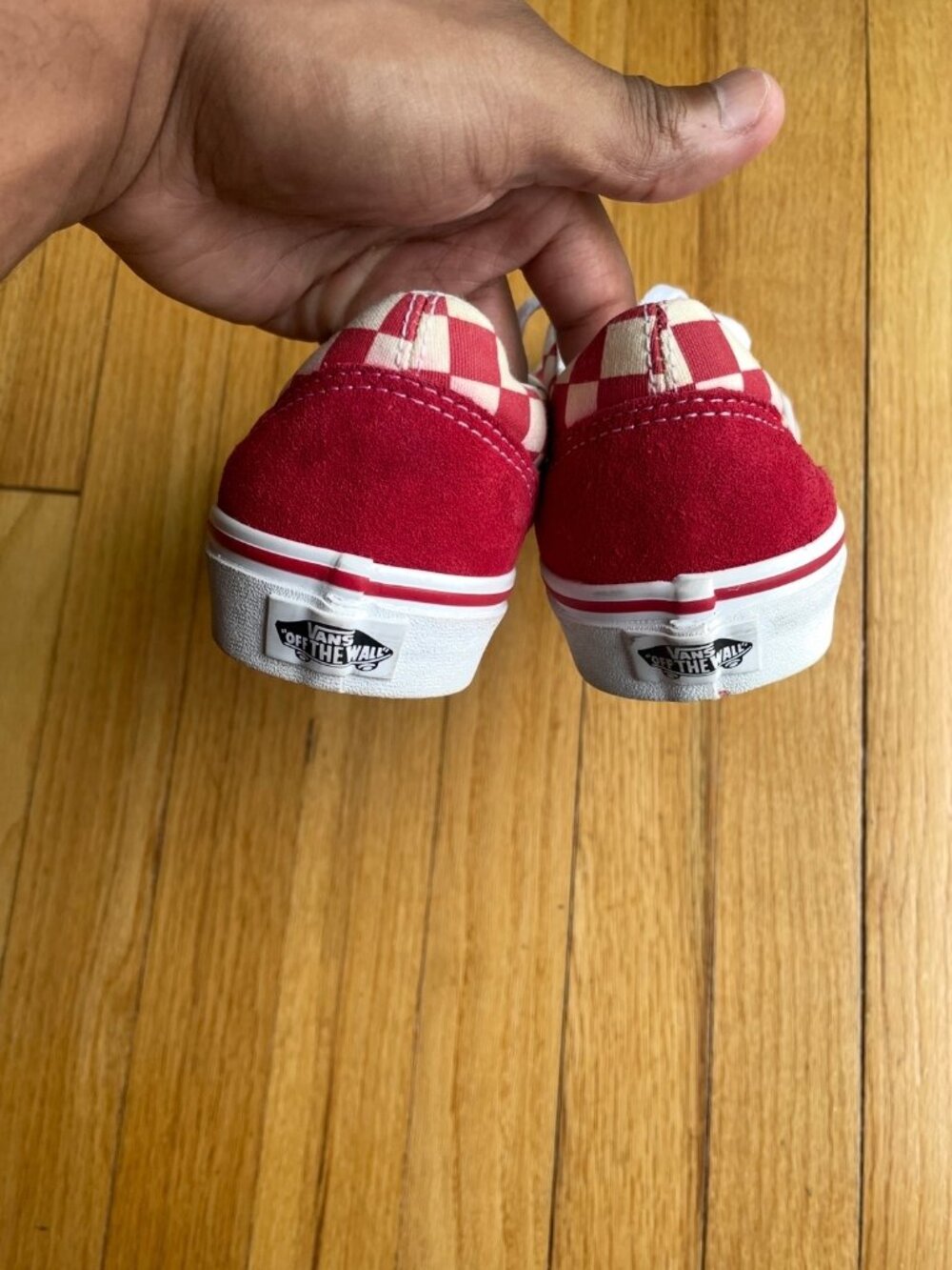 Vans Old Skool Men: Size 6.5 color racing red/ white - Picture 5 of 9